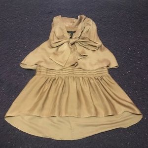 Extremely Flattering and Fun BCBG Gold Tank Top